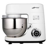 Almina 1500W Küchengerät 6-Stufen Standmixer Küchenmaschine Teigrühr- und Knetmaschine Weiß