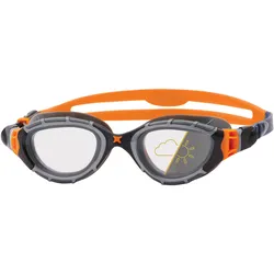 ZOGGS Predator Flex Reactor Brille in grey orange-reactor smoke, Größe REGULAR - grau