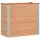 vidaXL Hochbeet 100 x 50 x 91 cm Braun