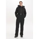 Skianzug WHISTLER "Courtney", Damen, Gr. 42, schwarz, 94% Polyester, 6% Elasthan, unifarben, Sportanzüge Skianzug, mit wind- und wasserdichtem Funktionsmaterial
