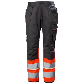 HELLY HANSEN Warnschutz Handwerkerhose Kl. 1 "UC-ME" Nachtleuchtend - C44 - rot/schwarz