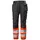 HELLY HANSEN Warnschutz Handwerkerhose Kl. 1 "UC-ME" Nachtleuchtend - C44 - rot/schwarz