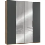 MID.YOU Drehtürenschrank Level 36A 200 x 0 x 0 cm Grau