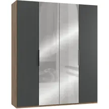 MID.YOU Drehtürenschrank Level 36A 200 x 0 x 0 cm Grau