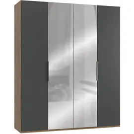 MID.YOU Drehtürenschrank Level 36A 200 x 0 x 0 cm Grau