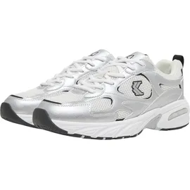 Karl Kani Prime Runner 2 Herren Silber/Schwarz/Weiß 43