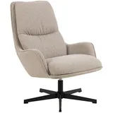 VCM Relaxsessel Bosley Polyester 72 x 93 x 84 cm Beige mit Drehfunktion
