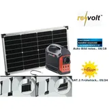 revolt Powerbank Generator: Fensterbank-Solarkraftwerk: Powerstation mit 60-W-Modul, 155 Wh, 230 V