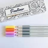 teachly Fineliner Pastell Summer 4er Set