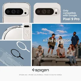 SPIGEN Ultra Hybrid OneTap Metal Ring MagSafe, white Google Pixel 9 Pro