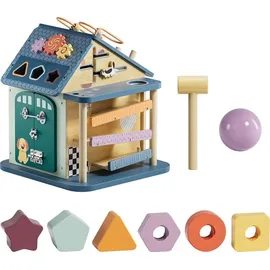 TOP BRIGHT Activity Haus 12-in-1 Holz, Kunststoff