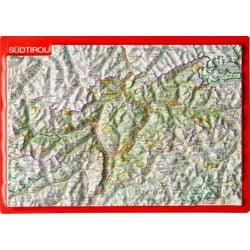 Georelief Reliefpostkarte Südtirol - buaah