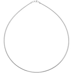 Halsreif OSTSEE-SCHMUCK "Ostsee-Schmuck Halsreif Omega 1,4 mm Halsreif Omega 1,4 mm" Gr. 50, silber (silberfarben), Halsketten, Damen, 50cm, Silber 925 (Sterlingsilber), L: 42cm