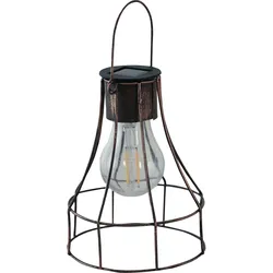 LUXFORM Hängeleuchte "Solar-Hängeleuchte - Dortmund - LED", braun (bronze), Lampen, Dekorative Pendelleuchte