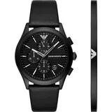 Emporio Armani Herren Uhren-Set AR80070SET 9999 schwarz