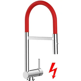 VIZIO Niederdruck Einhebelmischer Rot