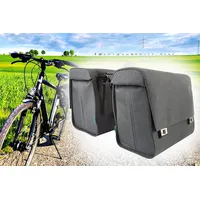 BISOMO Fahrradtasche Gepäckträger grau