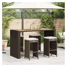 vidaXL Gartenstuhl 44 x 84 x 36 cm braun 4 St.