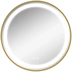 kleankin Badspiegel Aluminium-Legierung, Spiegelglas