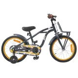 vidaXL Kinderfahrrad 16 Zoll Dunkelgrau