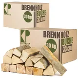 Reine Buche Brennholz 33 cm Kaminholz 60 kg für Kaminofen Lagerfeuer Feuerschale Ofen Grill Buchenholz kammergetrocknet ofenfertig Holzscheite Kingpower