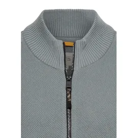 CAMEL ACTIVE Strickjacke mit Stehkragen Grau L