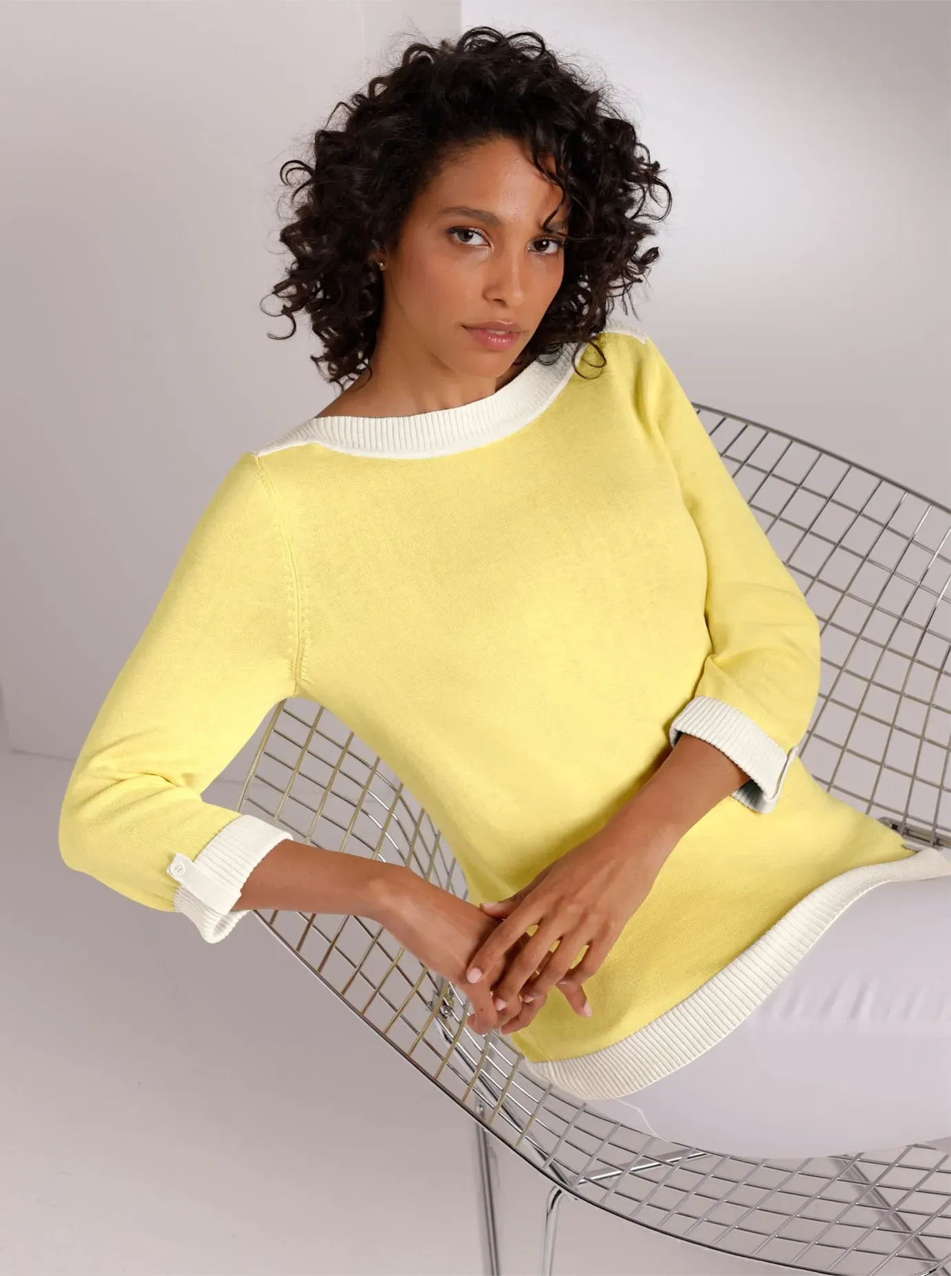3/4 Arm-Pullover CREATION L PREMIUM 