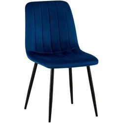 CLP Stuhl Dijon Samt/blau