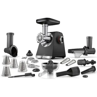 Bosch MultiPower Series 6 MFWS682B, 3,5kg/Min., Zitruspresse, Raspel, Wurststopfer«, 500 W, Schwarz