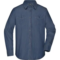 Jeans-Hemd "JN629" - XL - dark-denim
