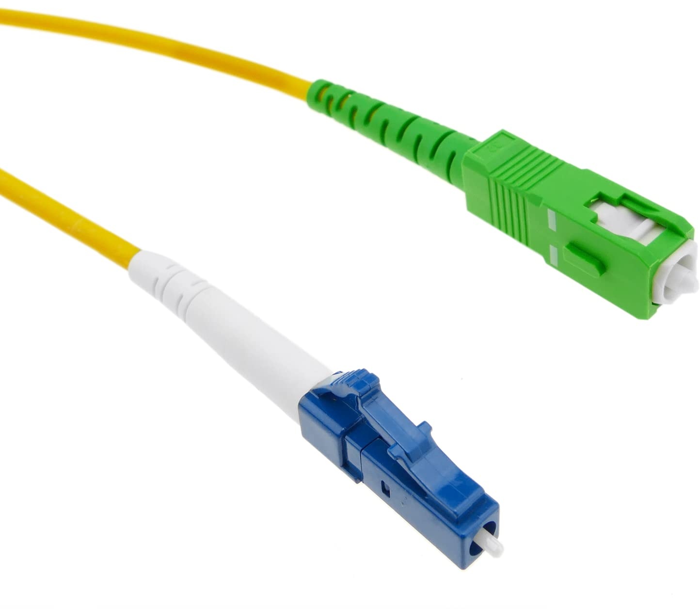 BeMatik - LWL Kabel LC/PC zu SC/APC Monomode Simplex 9/125 3 m