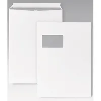 Posthorn Versandtasche 05270358 C4 mit Fenster haftklebend weiß 250