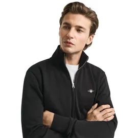 GANT Herren Sweatjacke - Schwarz XXL