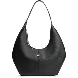 Tommy Hilfiger Slouchy City Hobo Schultertasche Kunstleder Black