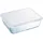 Pyrex Rechteckige Schale transparent 1,5 l