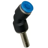 Riegler Steckverbindung 45°, Stecknippel 8 mm »Blaue Serie«, Schlauch-