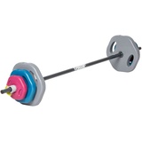 Tiguar Powergym Langhantel-Set 17.6 kg 2 Halteklammern Krafttraining