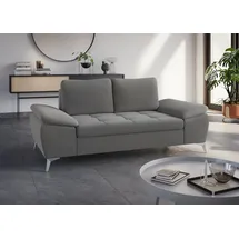 sit&more 2-Sitzer SIT & MORE "Latigo", grau, B:191cm T:90cm, Sofas, mit hochwertigen Metallfüßen