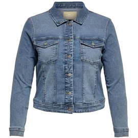 ONLY CARMAKOMA Damen Carwespa Ls Jacket Light Blue DNM Noos, Light Blue Denim, 46 EU