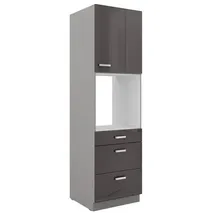 Küchen-Preisbombe Hochschrank 60 cm Grau