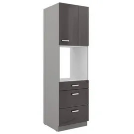 Küchen-Preisbombe Hochschrank 60 cm Grau