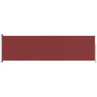 vidaXL Seitenmarkise 180 x 600 cm Rot Polyester