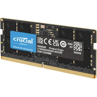 Crucial RAM 48GB 5600MHz SODIMM, schwarz