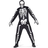 Halloween Kostüm Herren, Skelett Kostüm Herren, Skelett Jumpsuit Herren, Skelett Anzug Herren, Skelett Overall Herren, Halloween Skelett Kostüm Herren, Kostüm Skelett Herren, Skelett Herren Kostüm M