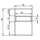Actona Nachtschrank Randolf 40 x 35 x 60 cm Grau