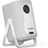 Lumenix AIR Mini-Beamer, 500 ANSI, Full HD 1080p, Netflix, Dolby Audio, Weiß - Weiß