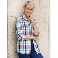 Classic Basics Sieh an! Karobluse in fuchsia-marine-kariert | Gr.: