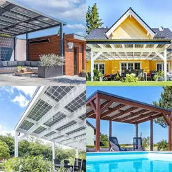 Abdichtsystem für Carport- & Terrassenüberdachung - 3 Reihen x 2 bis 12 Module