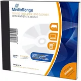 MediaRange Laser Reinigungs-CD mit antistatischer Bürste, Weiß