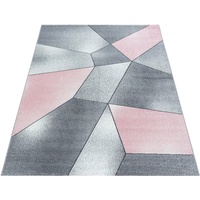 80 x 150 cm pink/grau
